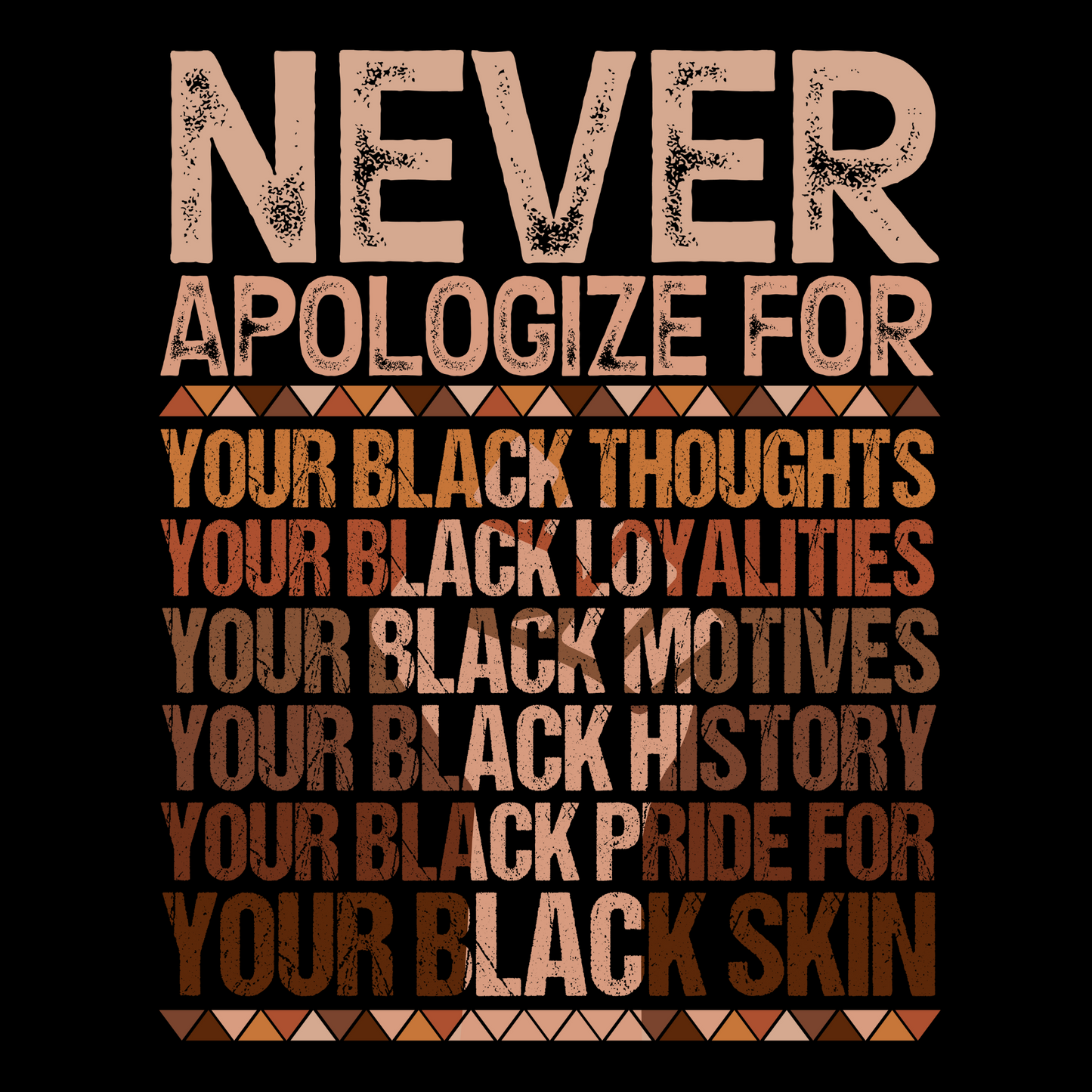 Never Apologize Tee