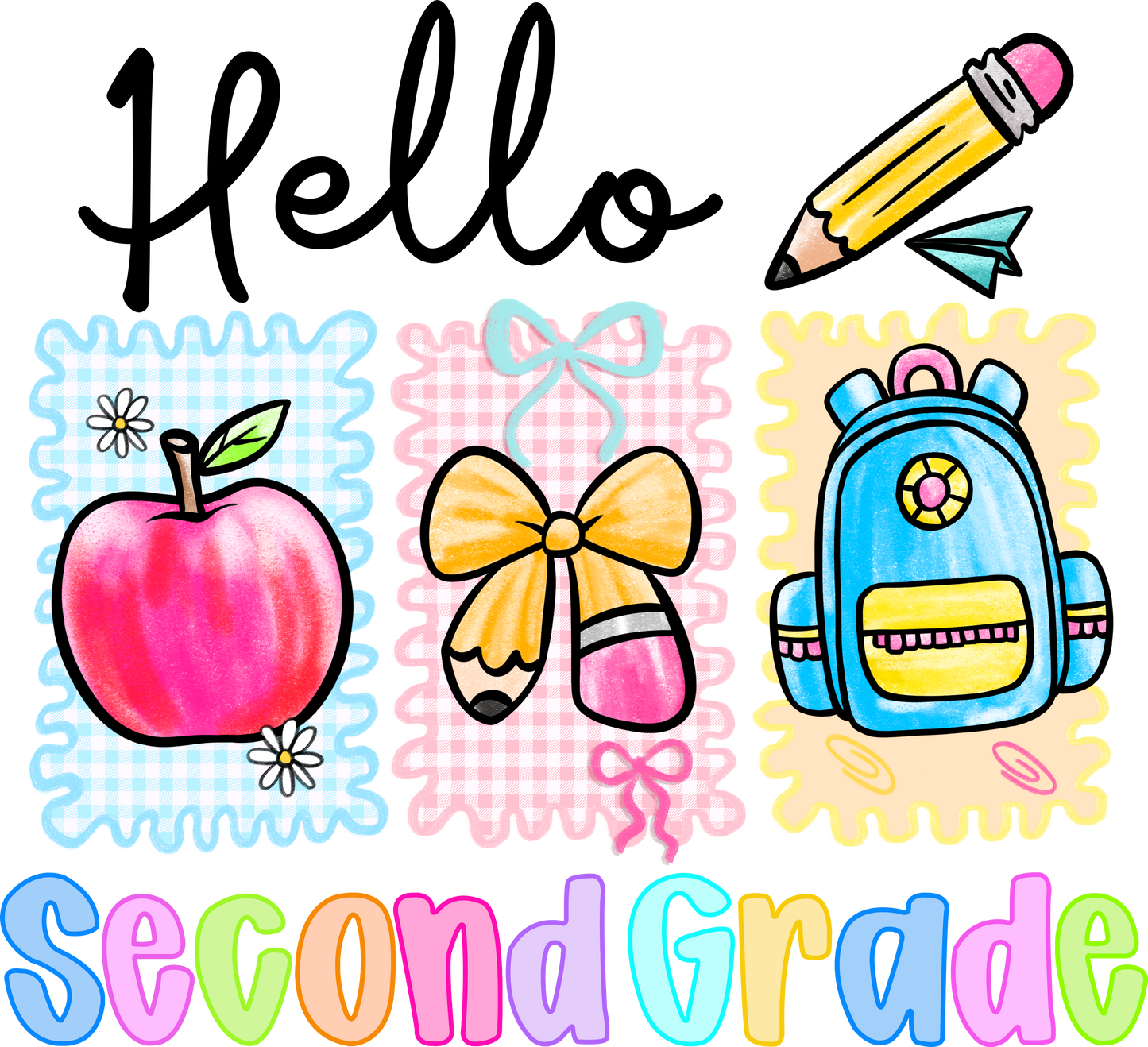 Custom Teacher Tee – Kindergarten Postcard Style