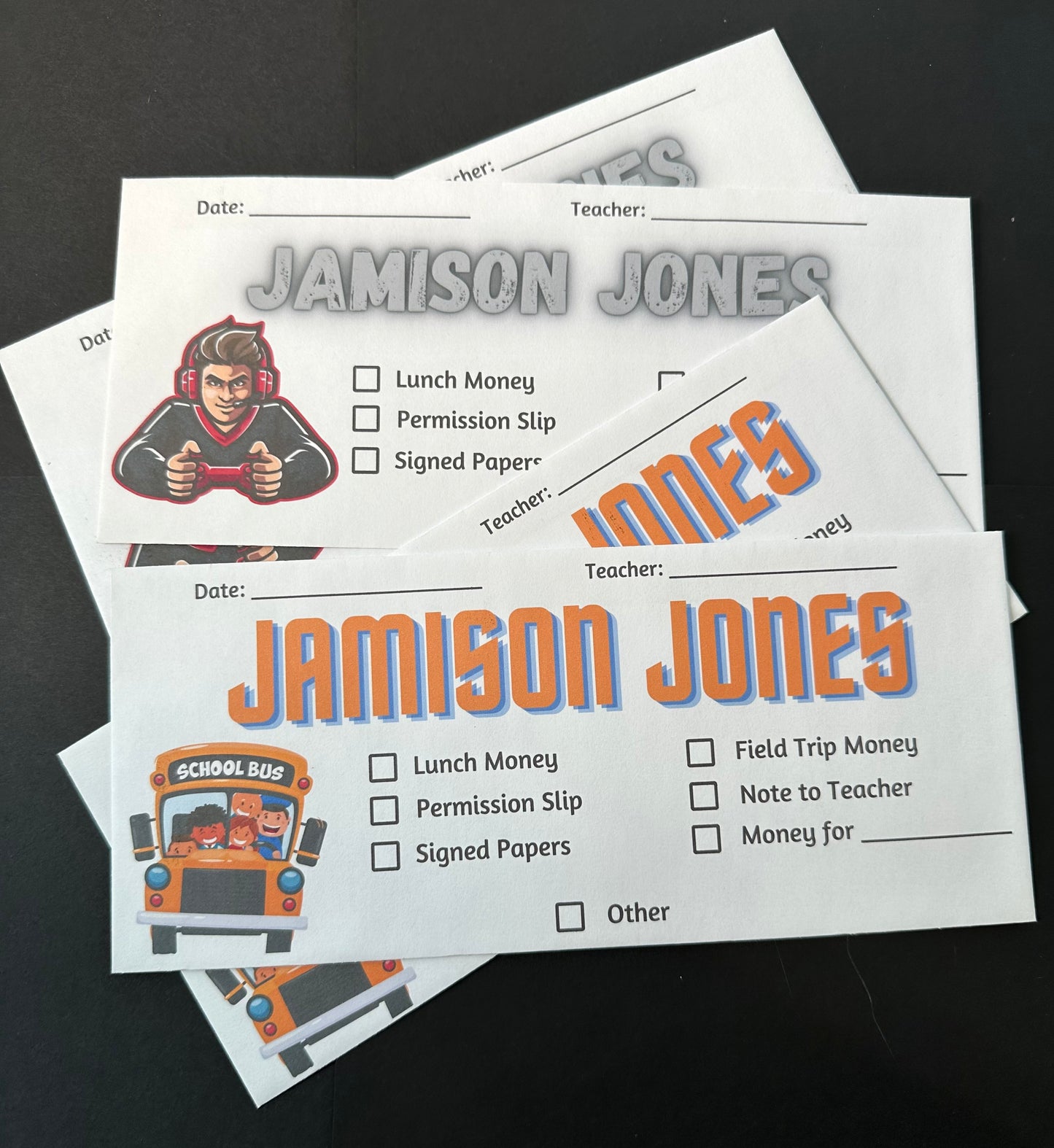 Student Envelopes (Set of 10)