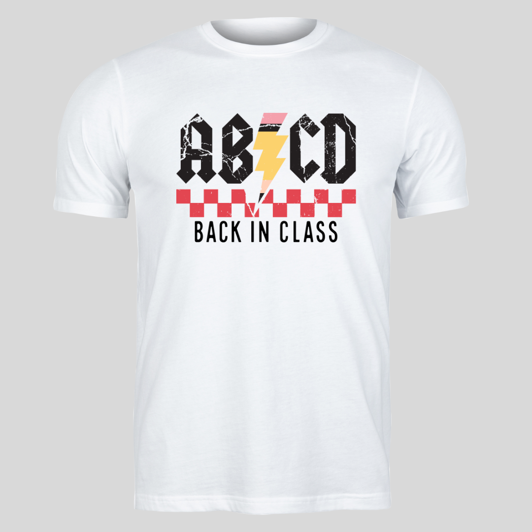 ABCD Back in Class Teacher Tee – Rock the Classroom in Style