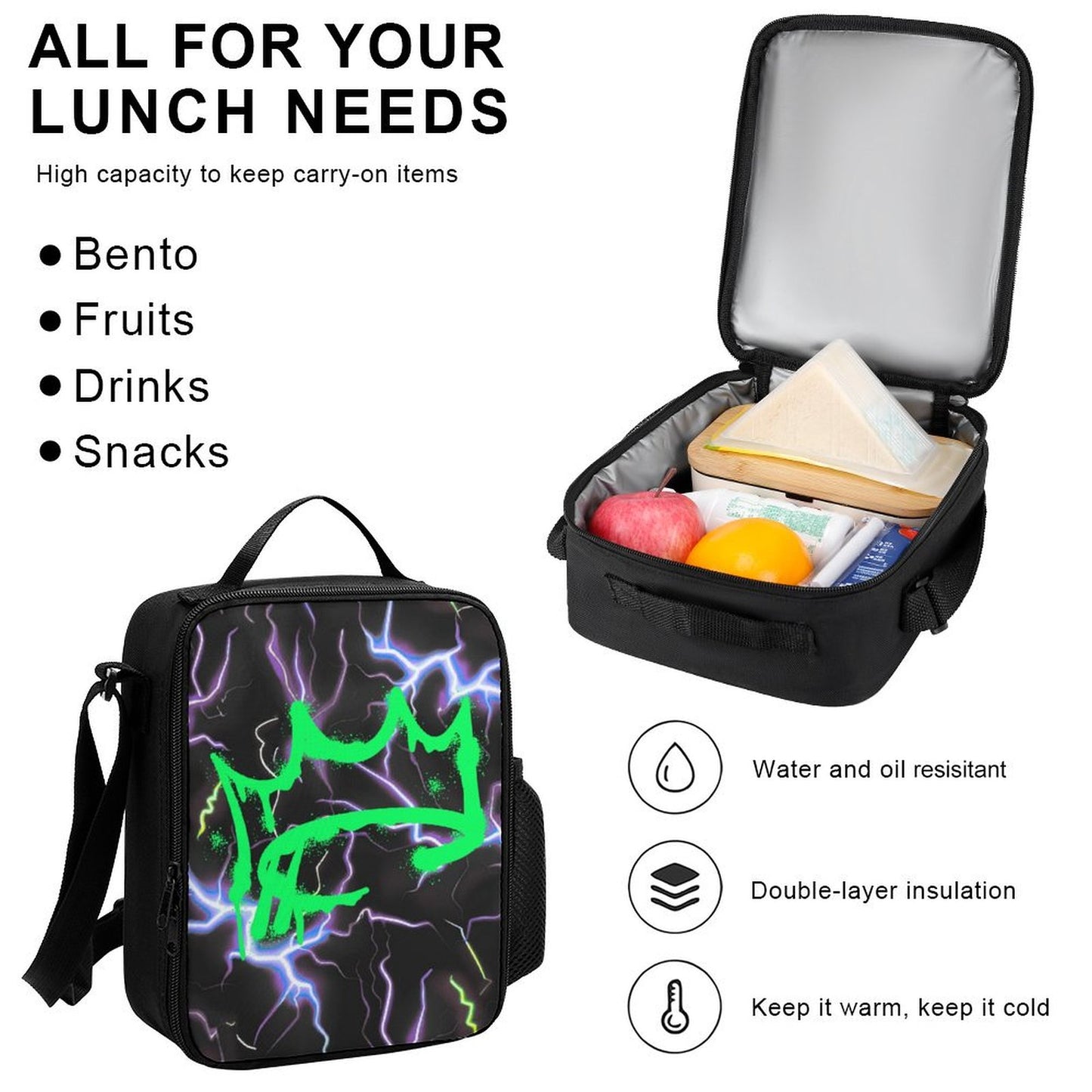 Back to School Glow Up-Custom Bookbag, Lunchbox & Pencil Pouch Set