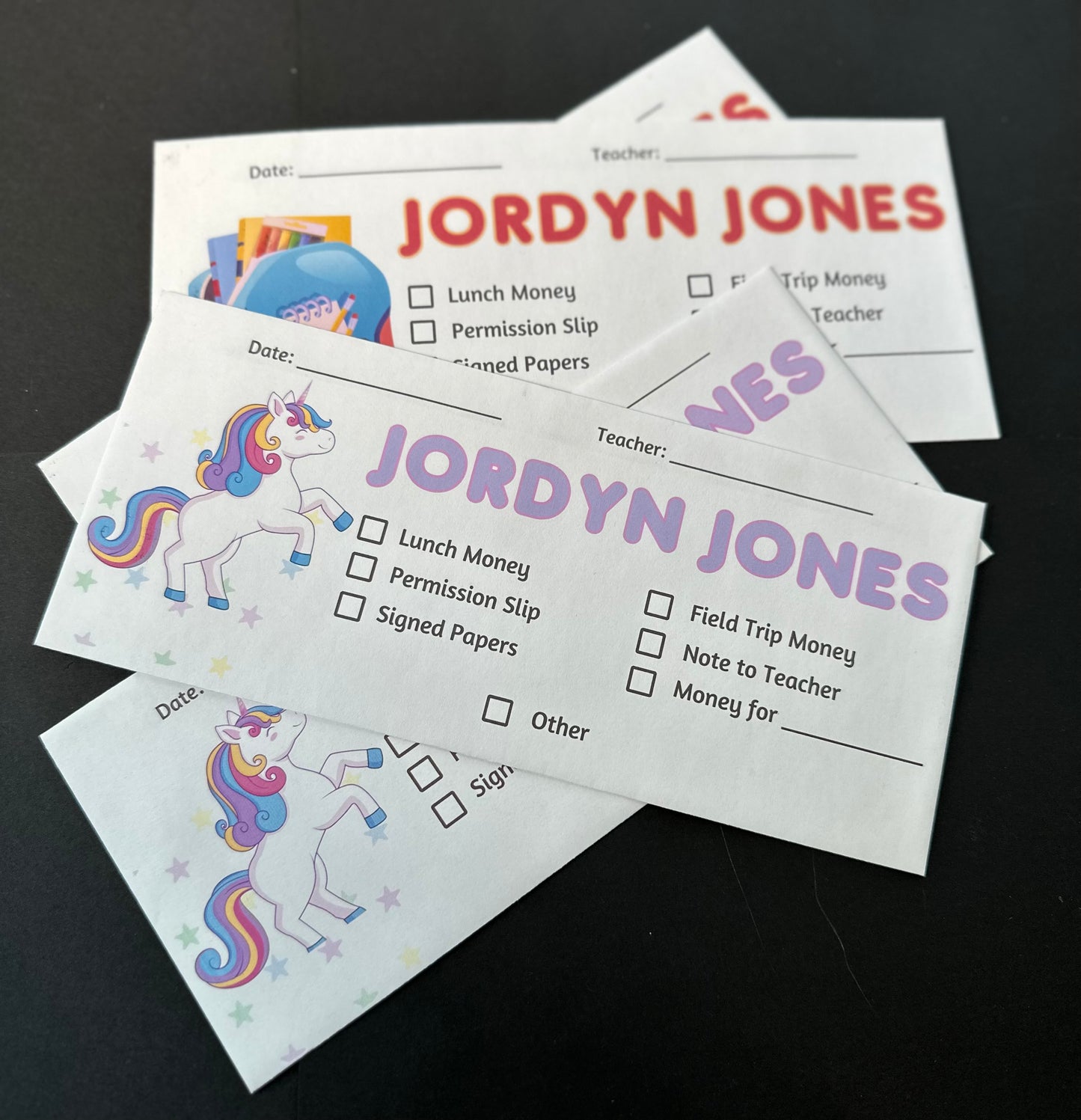 Student Envelopes (Set of 10)