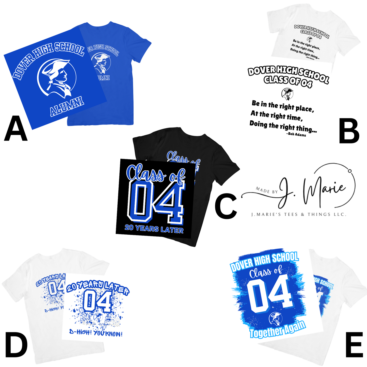 Dover High School Reunion Tees