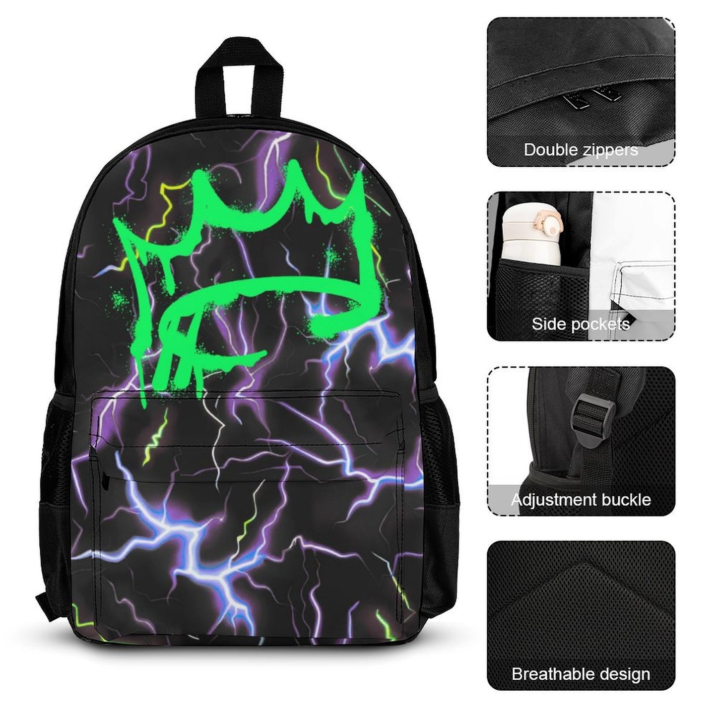 Back to School Glow Up-Custom Bookbag, Lunchbox & Pencil Pouch Set