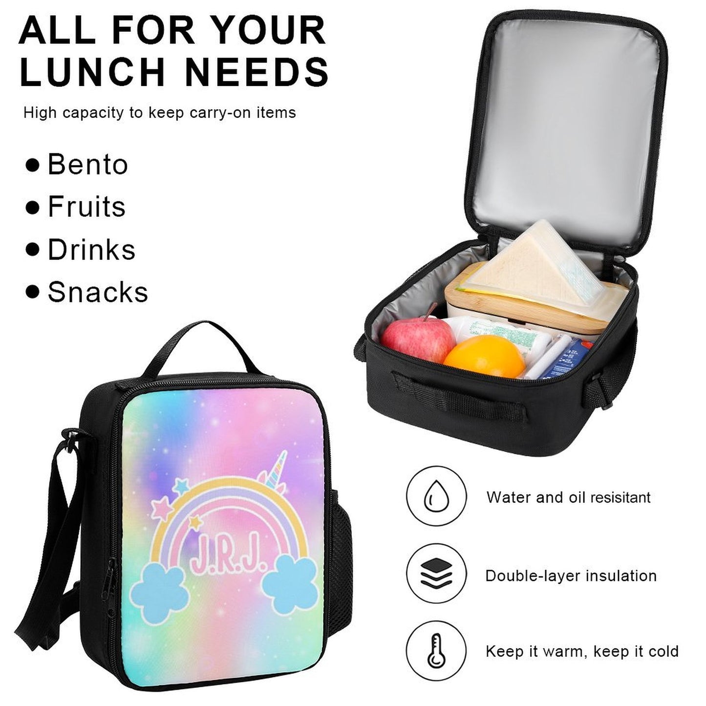 Back to School Glow Up-Custom Bookbag, Lunchbox & Pencil Pouch Set
