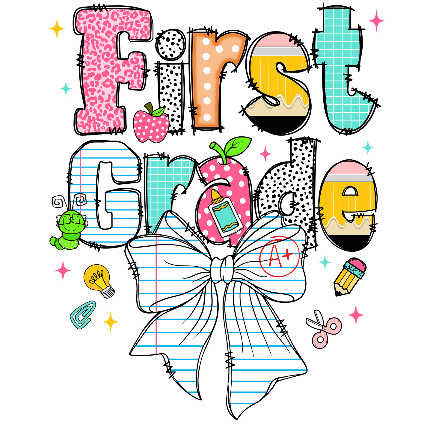 Bow-Tie Grade Teacher Tee – Cute, Custom & Classroom-Ready