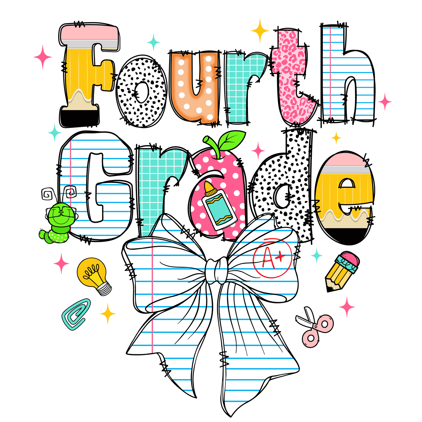 Bow-Tie Grade Teacher Tee – Cute, Custom & Classroom-Ready