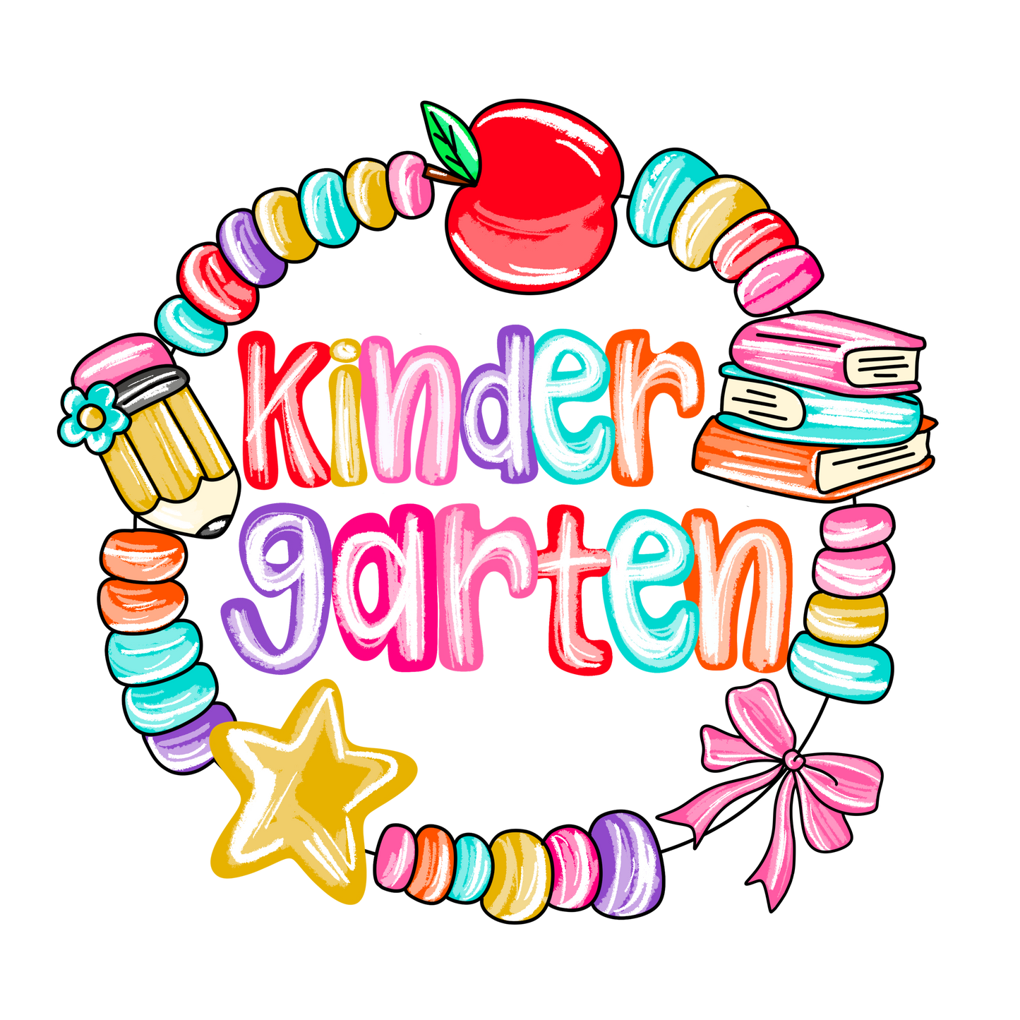 Beaded Bracelet Grade Teacher Tee – Bright, Fun & Classroom-Ready