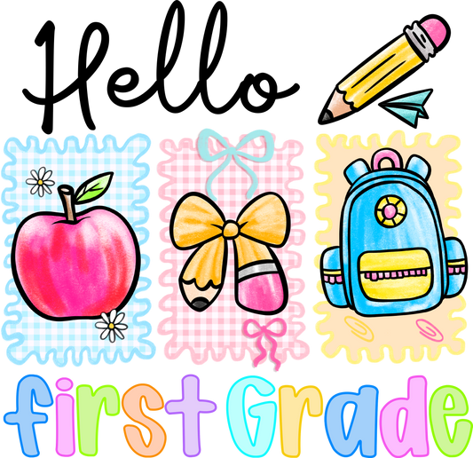 Custom Teacher Tee – Kindergarten Postcard Style