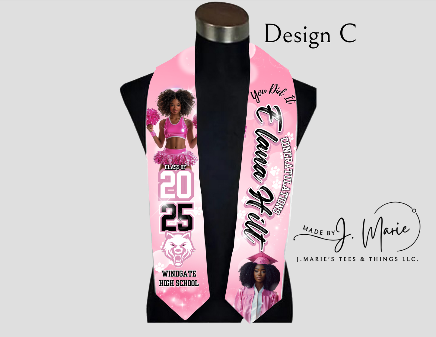 Personalized Graduation Stoles