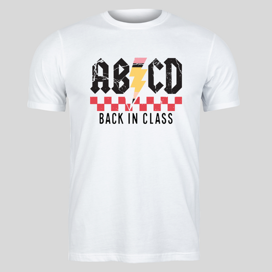 ABCD Back in Class Teacher Tee – Rock the Classroom in Style
