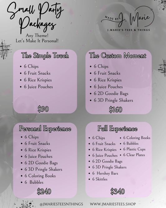 Small Party Packages