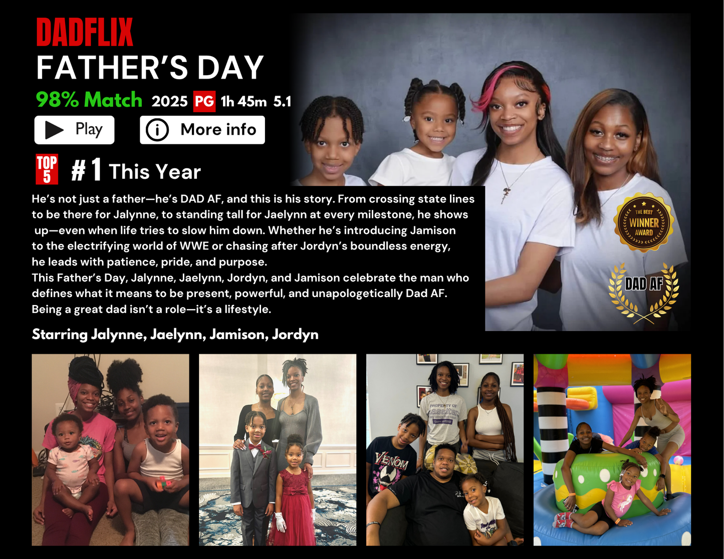Dadflix: The Ultimate Father’s Day Keepsake