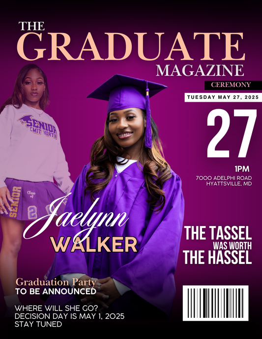 Digital Graduation Magazine Covers