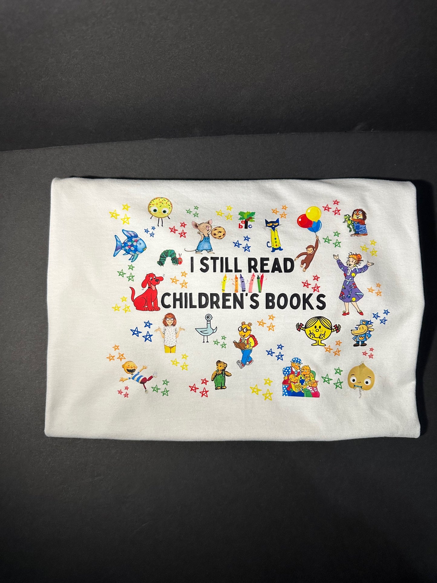 I Still Read Children’s Books Tee image 2